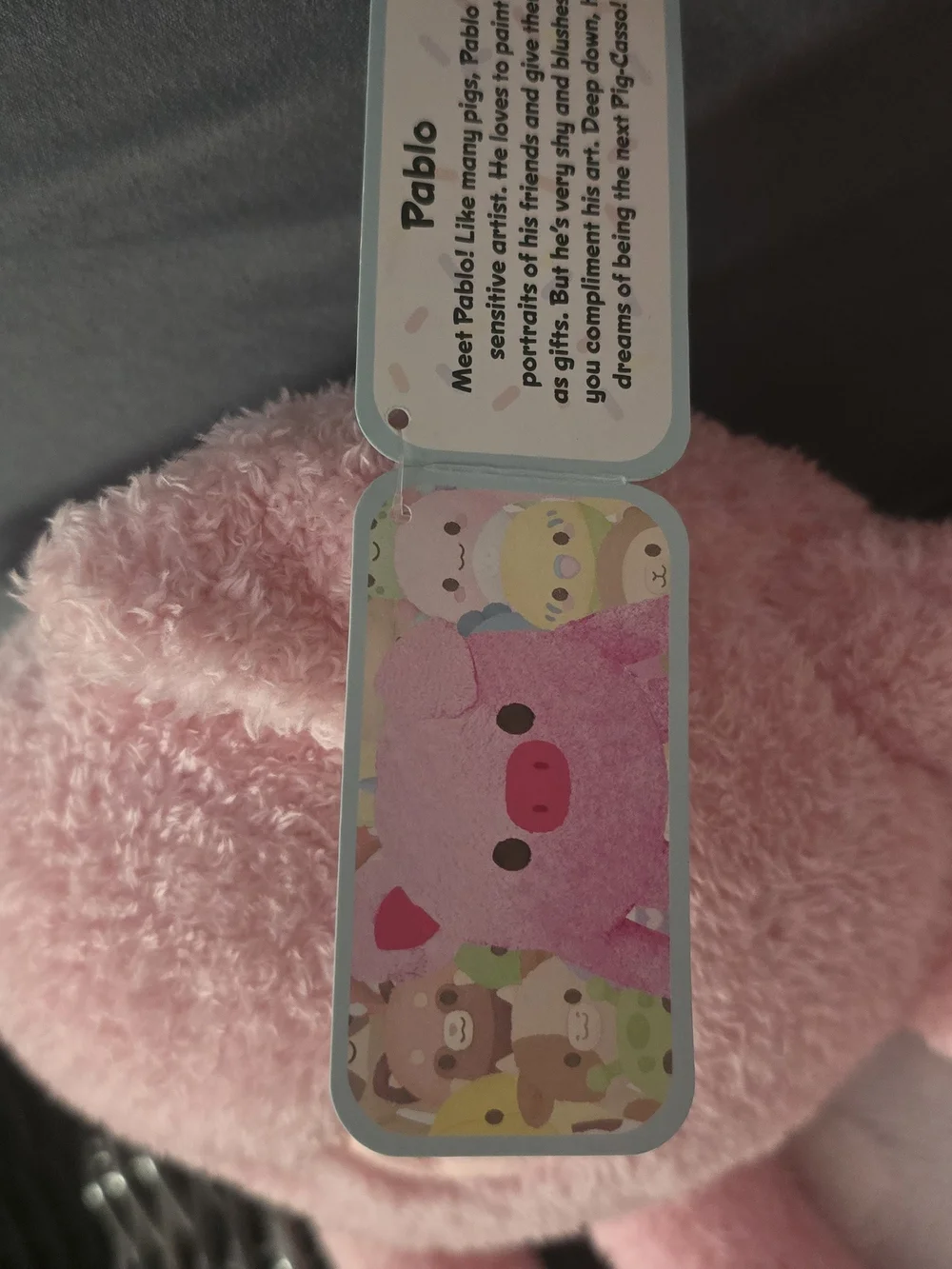 Fiesta Plush Pink Pig and Bird Small Pet Toys
